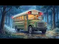 Family Night in Our Tiny Bus Home 🚌 | Cozy Thunderstorm & Warm Blanket | Ghibli-Inspired