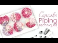 Cupcake Piping Techniques - What Piping Nozzles Piping Tips to use to pipe a box of cupcakes