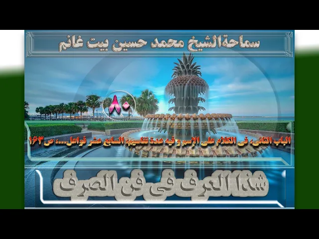 ⁣80 الباب الثانی،فی الکلام علی الإسم، السابع عشرفواعل..،ص163 - الأستاذ: سماحةالشیخ محمد حسین بیت غانم