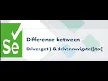 What is the difference between driver get and driver navigate in selenium