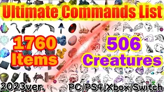 ARK Ultimate Commands All Items All Creatures 2023