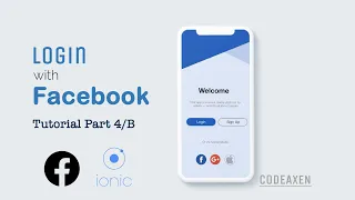 Ionic 5 Login with Facebook Auth Tutorial part 4 B