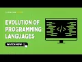 Evolution Of Programming Language History Of Programming Languages