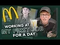 working a day at my first job McDonalds