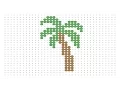 Hama Bead Palm Tree Pirate Series