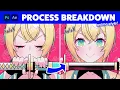 Hair Character Animated Illustration Process Photoshop to After effects AFP HairRig