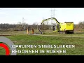 Speciaal bedrijf begonnen met schoonzuigen van staalslakken in Slotpark Nuenen