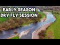 Download Lagu Early Season DRY FLY Fishing On The River Usk