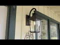 Emliviar Outdoor Wall Lantern Install Review
