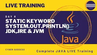Day8 - static keyword system out println JDK JRE JVM