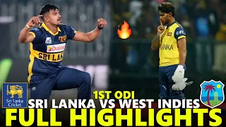 sri lanka vs west indies full highlights 1st odi 2026 sl vs wi