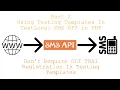 Using Testing Templates In TextLocal SMS API In PHP - Don t Require DLT TRAI Registration