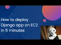 DevOps Part - 1 How to deploy Django Application on AWS EC2 GitHub Docker AWS Jenkins