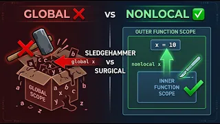 global vs nonlocal in Python Huge Difference Explained