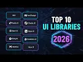 Top 10 UI Libraries 2026 Next js React js Angular Vue