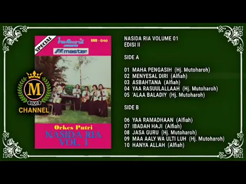 Download MP3 NASIDA RIA VOL. 01 EDISI 2 (FULL ALBUM)