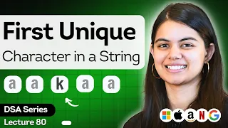 First Unique Character in String Easy - Leetcode387