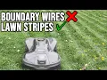 Robot Lawn Mower With NO Wire 3 Months With The Husqvarna 410 iQ Automatic Lawn Mower