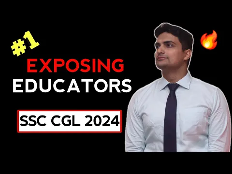 Download MP3 #1 Exposing Educators 🔥 | SSC CGL 2024