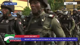  watch security operatives battle ready in lagos as ban on okada takes effect