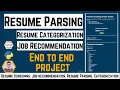Building Resume Screening App Machine Learning Resume Parsing Resume Job Recommendation Python