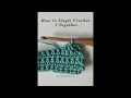 Crochet SC3TOG Tutorial How to Crochet Single Crochet Three Together