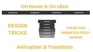 Animated Drop down menus PURE CSS Design Tricks