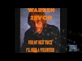 Warren Zevon  ~ 'For my next trick I'll need a volunteer'  with lyrics on screen.