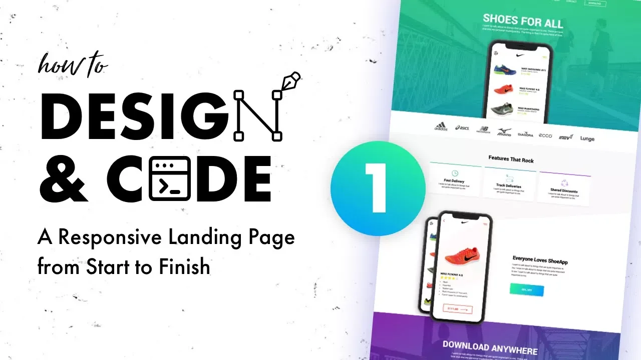 1 - Design & Code a Responsive Landing Page from Start to Finish - Series Intro