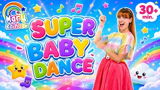 SUPER BABY DANCE con Mary Rainbow 🌈 30 Minuti di Canzoni per Bambini