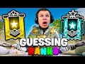 Guessing Your Rank in Rainbow Six Siege