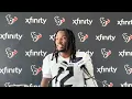 Texans s Calen Bullock after training camp practice no 4 8-1-26