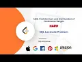 Find the Start and End Number of Continuous Ranges 1285 Leetcode SQL Microsoft SQL Interview