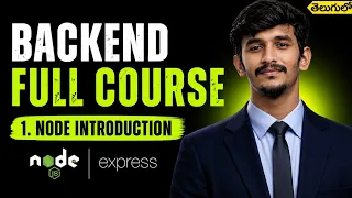 Node js Full Course in Telugu Node Introduction npm package json Server Creation