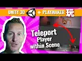 Unity Playmaker 2D Platformer - Teleport Player Point A to B