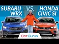The sport sedan showdown 2022 Subaru WRX vs 2022 Honda Civic Si