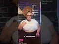 Massive ebony bbw thicktoker chatting up her viewers