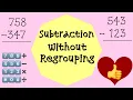 subtraction without regrouping