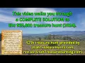 COMPLETE SOLUTION for 25 000 treasure hunt 2024