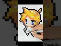 Download Lagu Pintando a Len Kagamine #pixelart #tutorial #lenkagamine