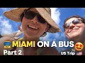 Lagu We Took a Miami Hop-On Hop-Off Bus 😍| Graffiti Walls, City Views \u0026 Little Havana | Sheen Dass|