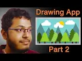 Simple Drawing App using only HTML CSS JS Part 2