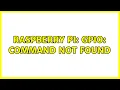 Raspberry Pi gpio command not found 2 Solutions
