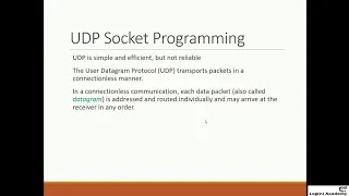 Network Programming with Java Sockets - UDP Server