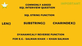 String Function in SQL SQL Server Charindex Substring Length