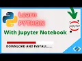 Python Tutorial - Jupyter Notebook Tutorial How to Install Jupyter Notebook 2020