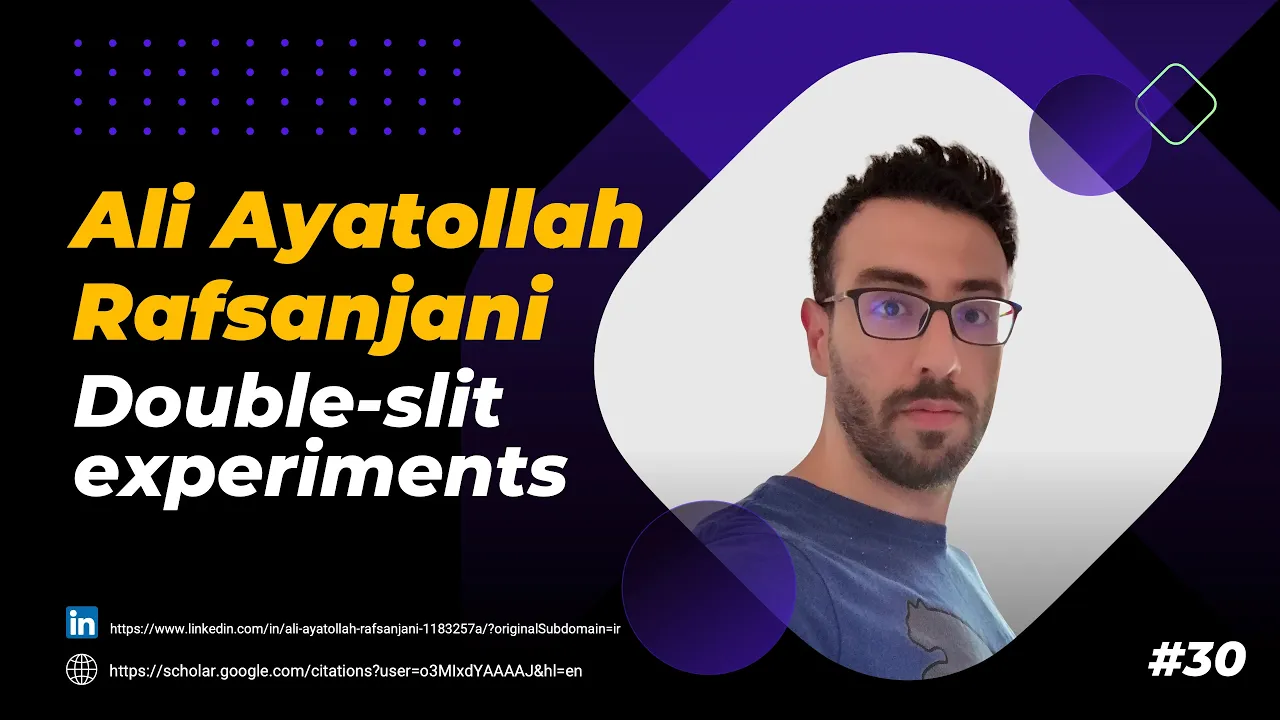 Ali Ayatollah Rafsanjani: Double-slit experiment to distinguish quantum interpretations
