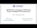 MODULO Tutorial 7 Performing mPOD