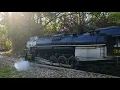 Larry Goldsby and his 7 5 gauge Live Steam C O T-1 at Turkeyville on October 23 2021