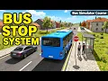 Unity Bus Simulator Course Bus Stop System Added